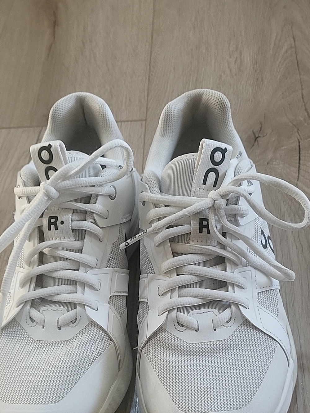 On Running Men's White Athletic Mesh Sneakers